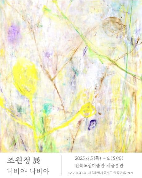 조원정 개인전 《나비야 나비야》 전시 이미지